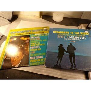 Bert Kaempfert Vinyl Record Lot Strangers In The Night Greatest Hits Decca 2 LP